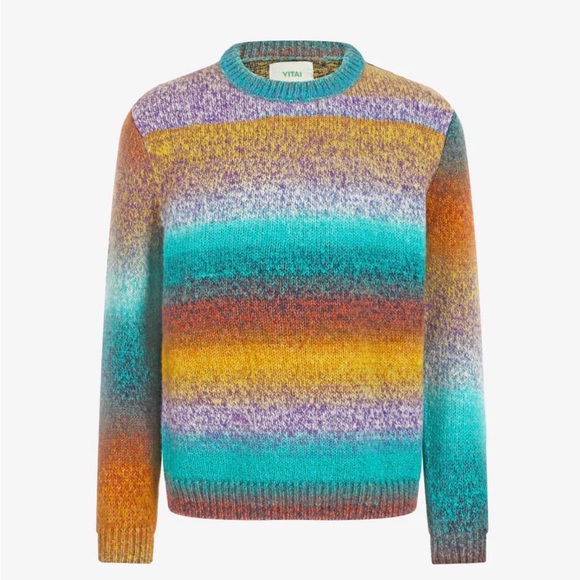Men’s XXL Yitai Radio Star Knit Jumper Mohair & Wool Blend Sweater